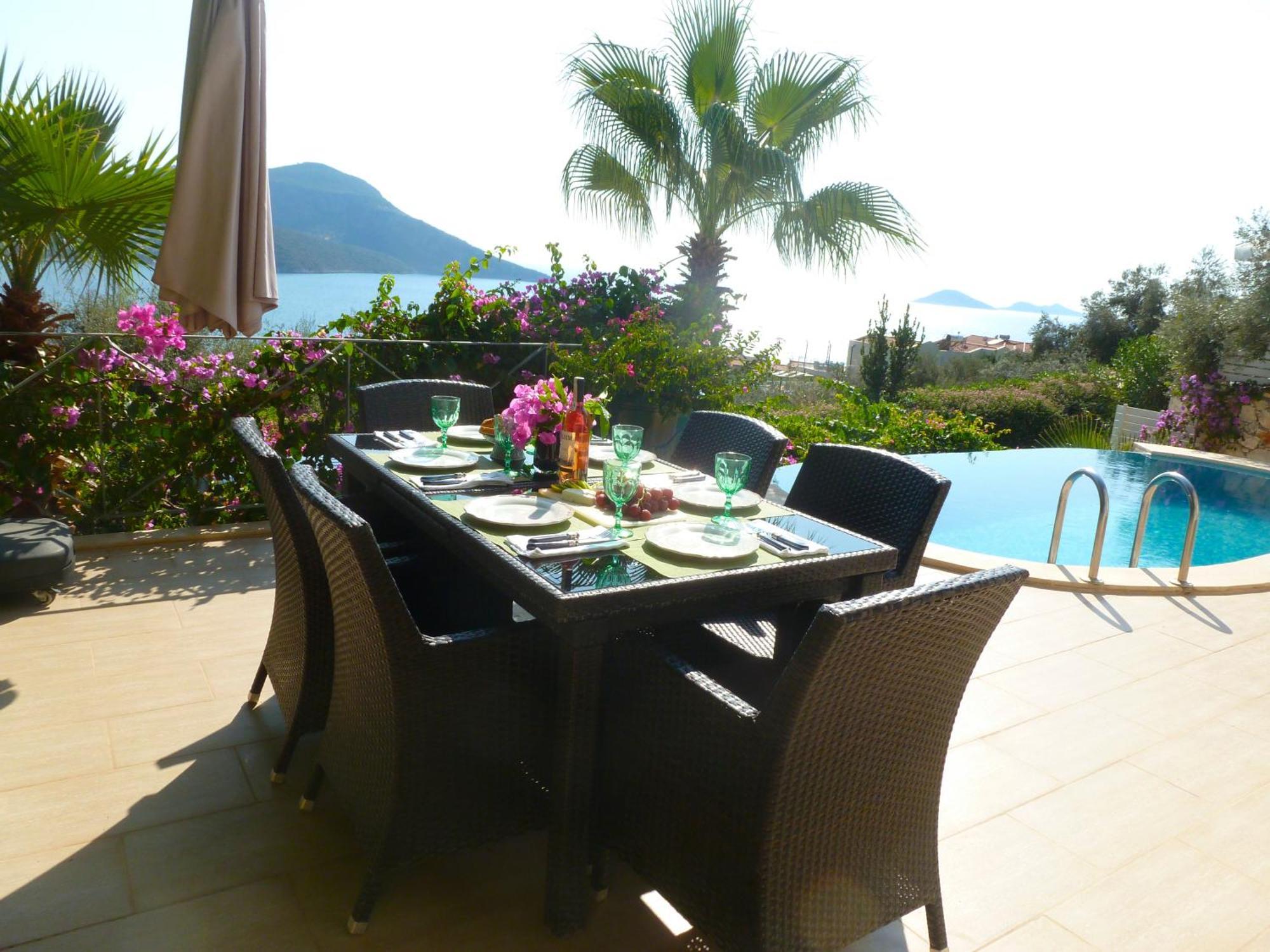Villa Stunning Seaviews Kalkan Esterno foto